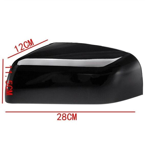 2 Pcs Black Side Mirror Cover Cap Left Right for Land Rover Range Rover LR2 LR4 - Picture 4 of 10